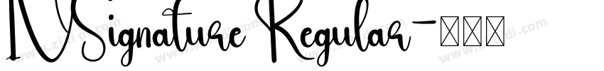 IVSignature Regular字体转换